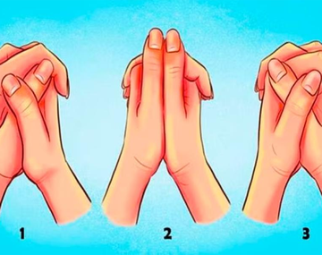La forma en la que cruzás las manos revela rasgos de tu personalidad
