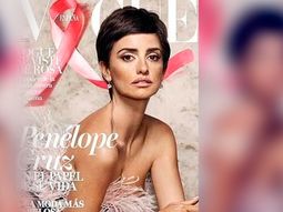 penelope cruz, en la portada de vogue contra el cancer de mama penelope cruz, en la portada de vogue contra el cancer de mama