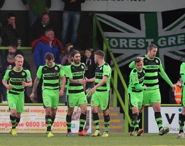 El Forest Green Rovers, durante un encuentro de la National League