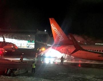 Choque de aviones en Toronto.