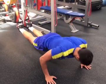 Sufre por entrenar con los colores de Boca