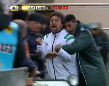 Se hizo costumbre: así fue el festejo de Caruso tras lograr la permanencia