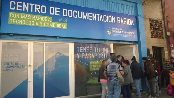 Las personas podrán sacar el DNI en diez días y retirarlo en el mismo lugar.