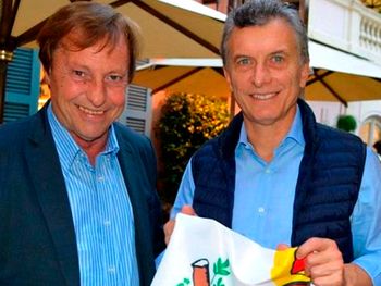 Varisco con Mauricio Macri