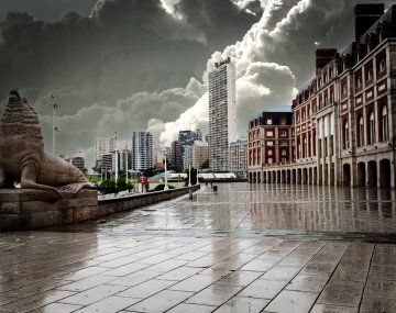 Desolación total en Mar del Plata.