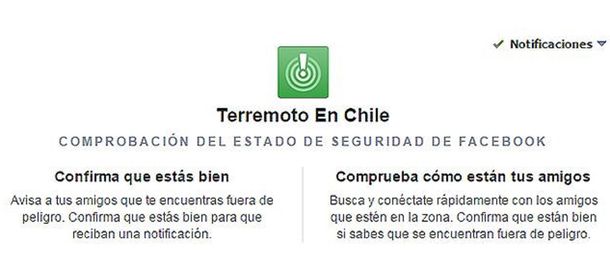Terremoto: Facebook activó la herramienta para saber cómo están sus usuarios