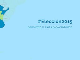 Conocé en qué provincias ganaron los candidatos presidenciales