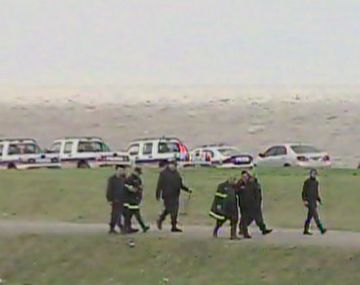 Rastrillajes en Vicente López en busca de otro cuerpo