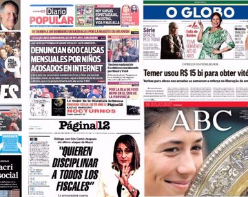 Mirá las tapas de los diarios