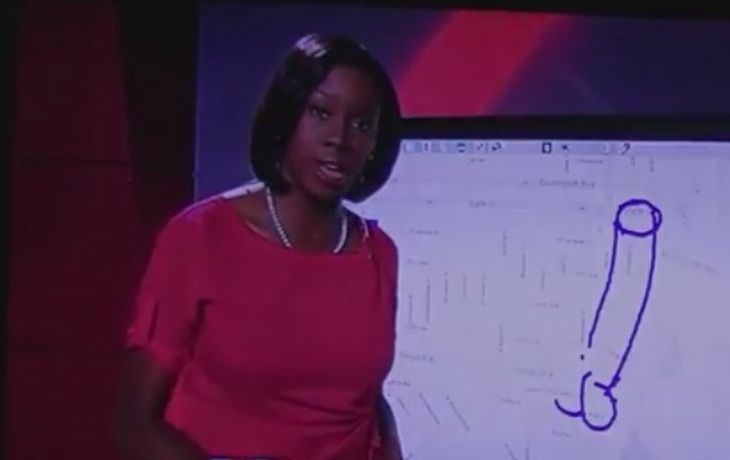 Ella sólo quería explicar su informe