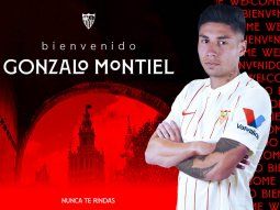Sevilla presentó a Gonzalo Montiel como refuerzo