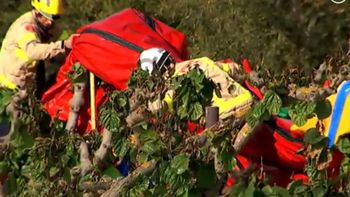 Una nena murió por una explosión en un castillo inflable Una nena murió por una explosión en un castillo inflable