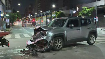 fuerte choque en belgrano dejo 4 heridos