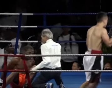 El boxeador no pudo recuperarse