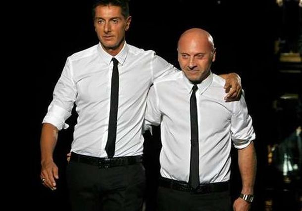 Los diseñadores Stefano Gabbana y Domenico Dolce