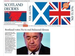 Así reflejó la prensa mundial el triunfo del no en el referéndum escocés