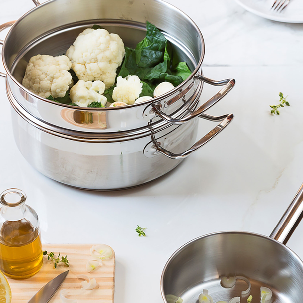 El truco para cocinar al vapor sin la necesidad de una olla especial