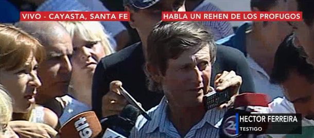 Habló un rehén de los prófugos: Estaban vestidos como gendarmes