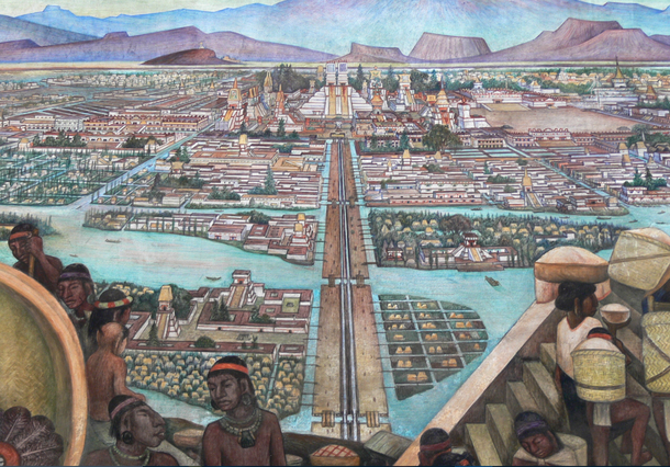 Se funda la ciudad de Tenochtitlán en el año 1325.