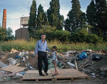 Mauricio Macri con Melina en 2007