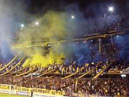 La 12, ante la salida del Boca en la Bombonera La 12, ante la salida del Boca en la Bombonera