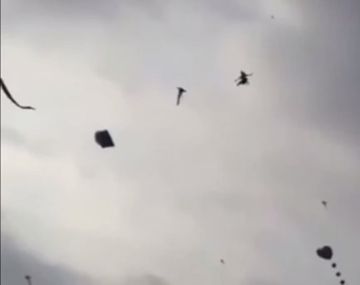 Un nene se enredó con un barrilete y murió