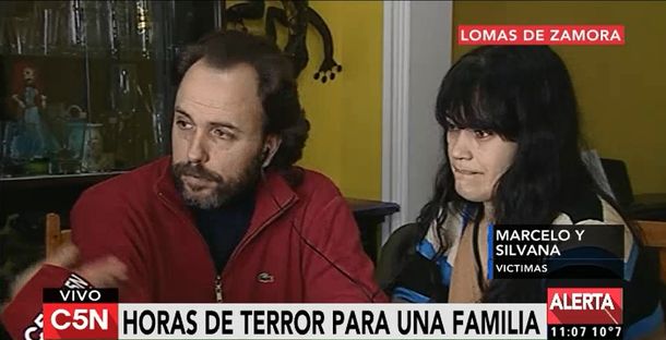 Violento secuestro a una familia en Lomas de Zamora:Decían que nos tirarían al Riachuelo