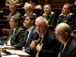 El ministro Luis Alberto Heber es cuestionado por su gestión de la seguridad en Uruguay. El ministro Luis Alberto Heber es cuestionado por su gestión de la seguridad en Uruguay.