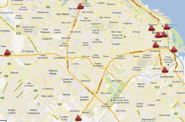 La CTA realiza este miércoles 100 cortes en un paro nacional