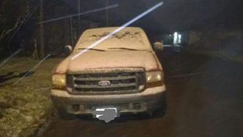 Nieve en Bahía Blanca - Crédito: @santa_roberto Nieve en Bahía Blanca - Crédito: @santa_roberto