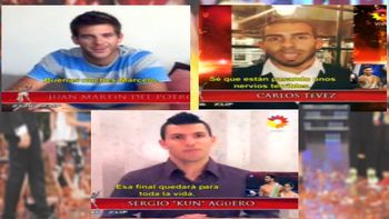 tevez, el kun, del potro... nadie quiso perderse la gran final tevez, el kun, del potro... nadie quiso perderse la gran final