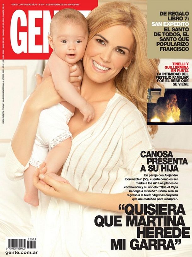 Viviana Canosa presentó en público a su hija Martina