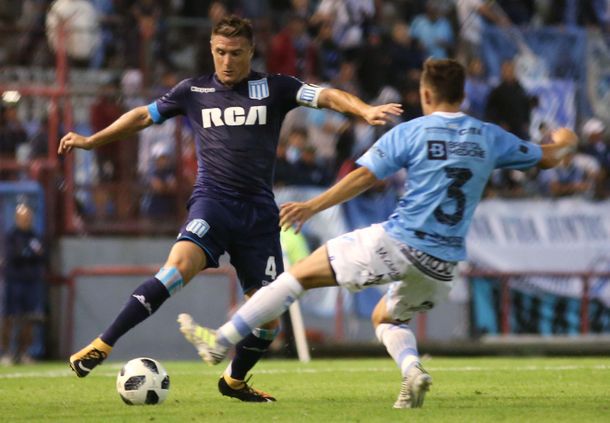 Pilllud encarando en una de sus subidas por el andarivel derecho