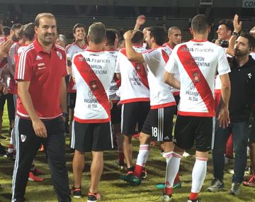 La camiseta de River con la que celebró el título