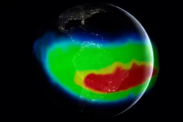 La NASA advirtió por una anomalía magnética que se expande sobre Argentina.