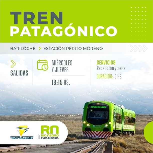 Vacaciones de invierno en Bariloche: nueva excursión nocturna del Tren Patagónico