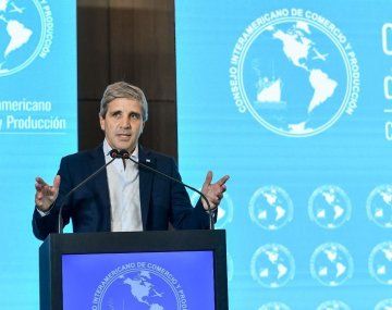 Advertencia de Caputo: Vamos a seguir con el mismo rumbo y eso no va a cambiar