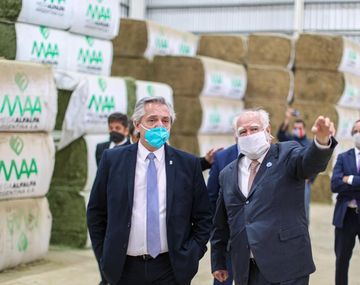 DAGMA inauguró Mega Alfalfa Argentina con la visita de Alberto Fernandez a Santiago del Estero