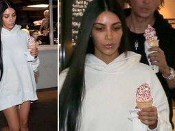 El mal momento de Kim Kardashian. El mal momento de Kim Kardashian.