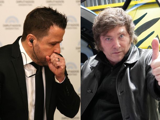 Martín Tetaz y Javier Milei.&nbsp;