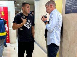 La particular comparación que hizo Riquelme entre Palermo y Cavani: qué dijo