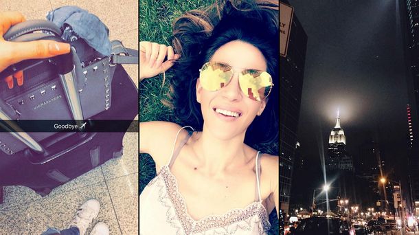 Las vacaciones de soltera de Jimena Barón en Nueva York: Con los hombres de traje flasheo 50 sombras de Grey