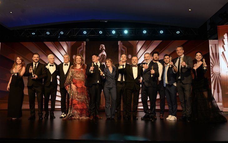 C5N en los Premios Martín Fierro de Cable 2025. Foto: Carlos Ventura.