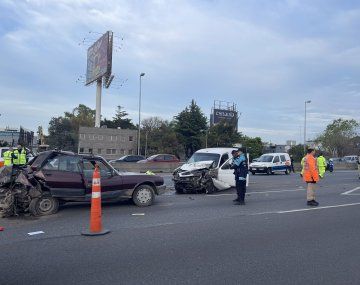 El accidente ocurrió el kilómetro 18, mano a Ciudad de Buenos Aires.