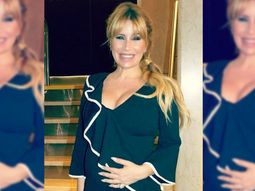 Flor Peña, embarazadísima de su tercer hijo Flor Peña, embarazadísima de su tercer hijo