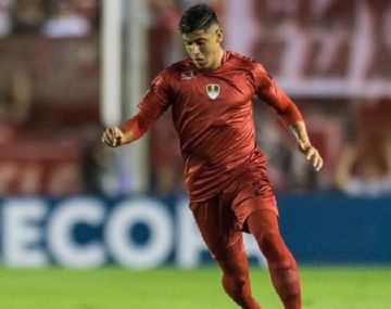 Alan Franco jugando la Recopa Sudamericana 2018