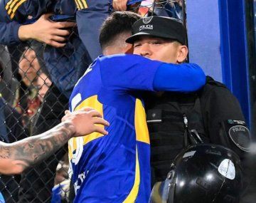 El posteo del policía con el que Merentiel festejó su  gol: Un sueño cumplido