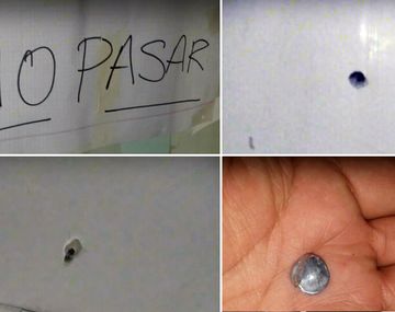 Así quedaron las instalaciones de la escuela tras los disparos