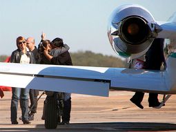 El reencuentro familiar, en el aeropuerto de Resistencia El reencuentro familiar, en el aeropuerto de Resistencia