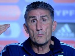 El entrenador del seleccionado argentino, Edgardo Bauza El entrenador del seleccionado argentino, Edgardo Bauza